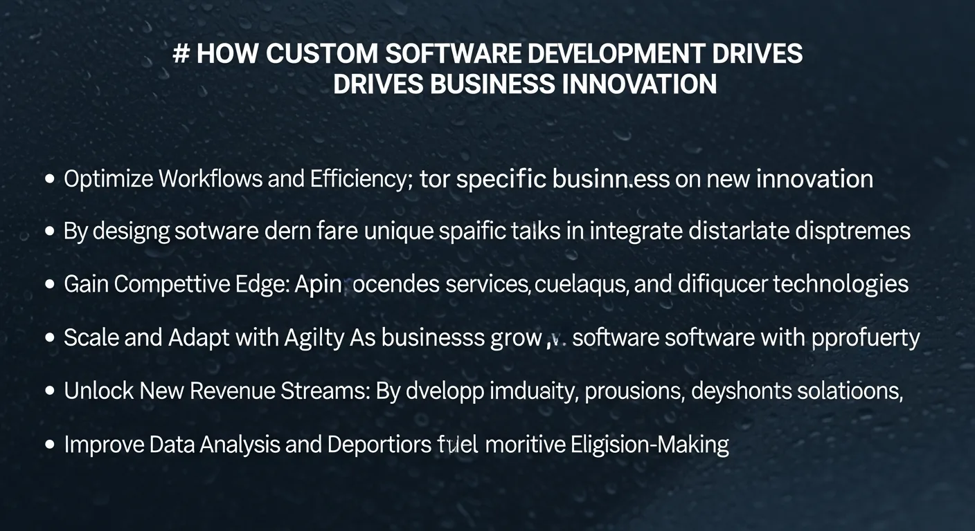 Cómo el Desarrollo de Software a Medida Impulsa la Innovación Empresarial